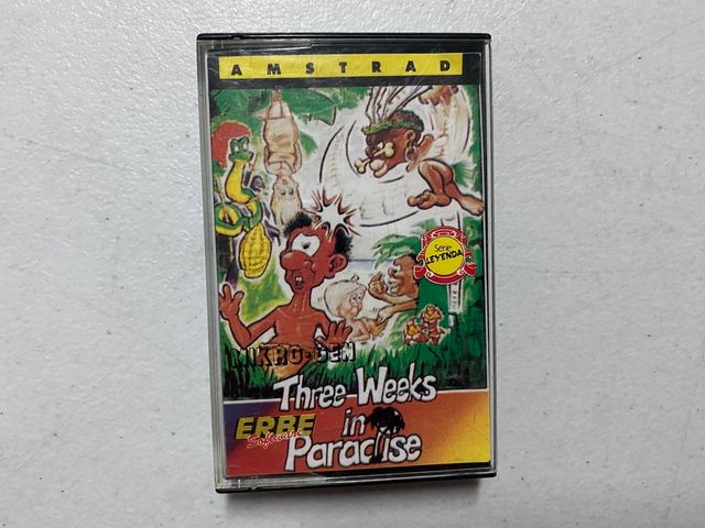 Three Weeks in Paradise AMSTRAD VIDEOJUEGO ERBE