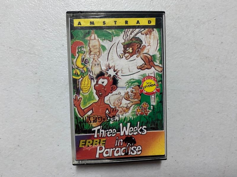 Three Weeks in Paradise AMSTRAD VIDEOJUEGO ERBE