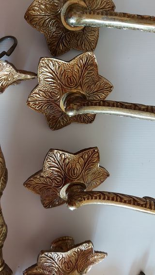 Lámpara de techo antigua desmontada para bricolaje