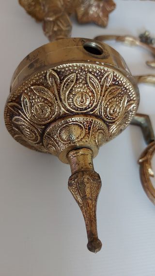 Lámpara de techo antigua desmontada para bricolaje