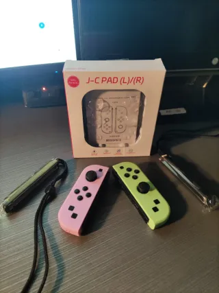 Joy-cons L/R + Grip para Nintendo Switch