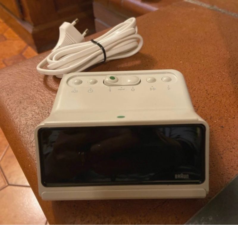 Alarma digital Braun DN 30 blanca rara
