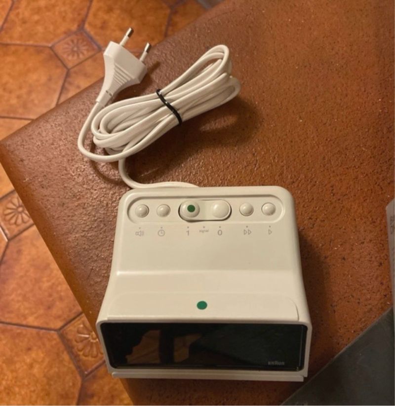 Alarma digital Braun DN 30 blanca rara afbeelding 2