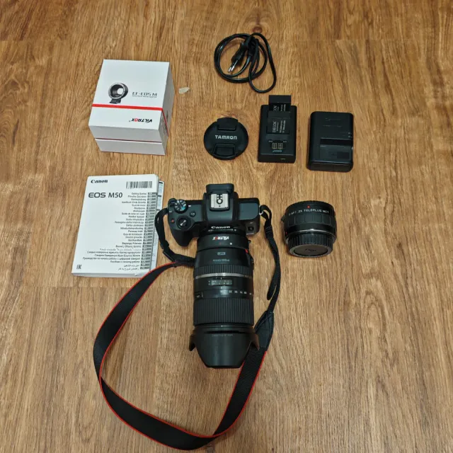 Kit Canon EOS M50 + Lente Tamron 16-300 NUEVO