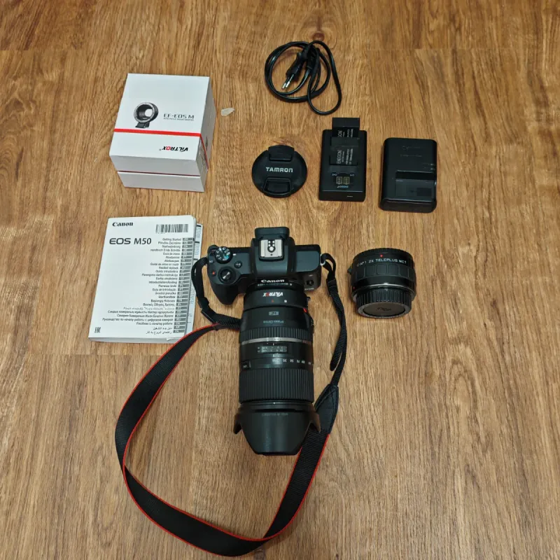 Kit Canon EOS M50 + Lente Tamron 16-300 NUEVO