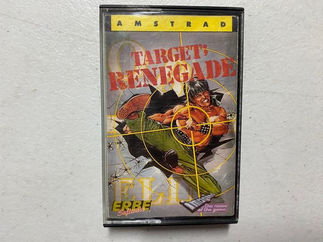 Target Renegade Amstrad Cassette VIDEOJUEGO ERBE