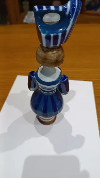 Figura Sargadelos Porcelana Azul y Blanca