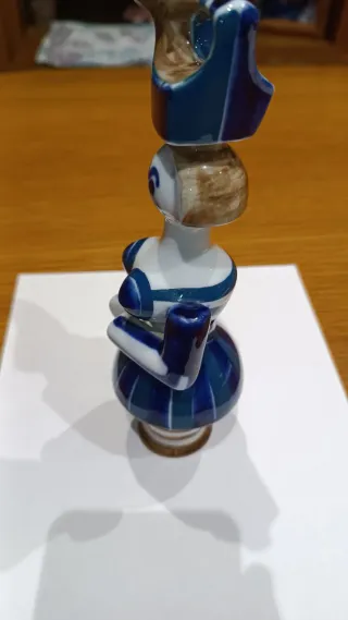 Figura Sargadelos Porcelana Azul y Blanca