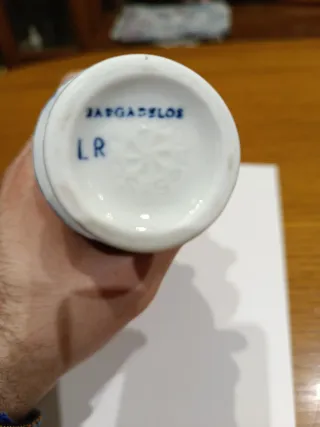 Figura Sargadelos Porcelana Azul y Blanca