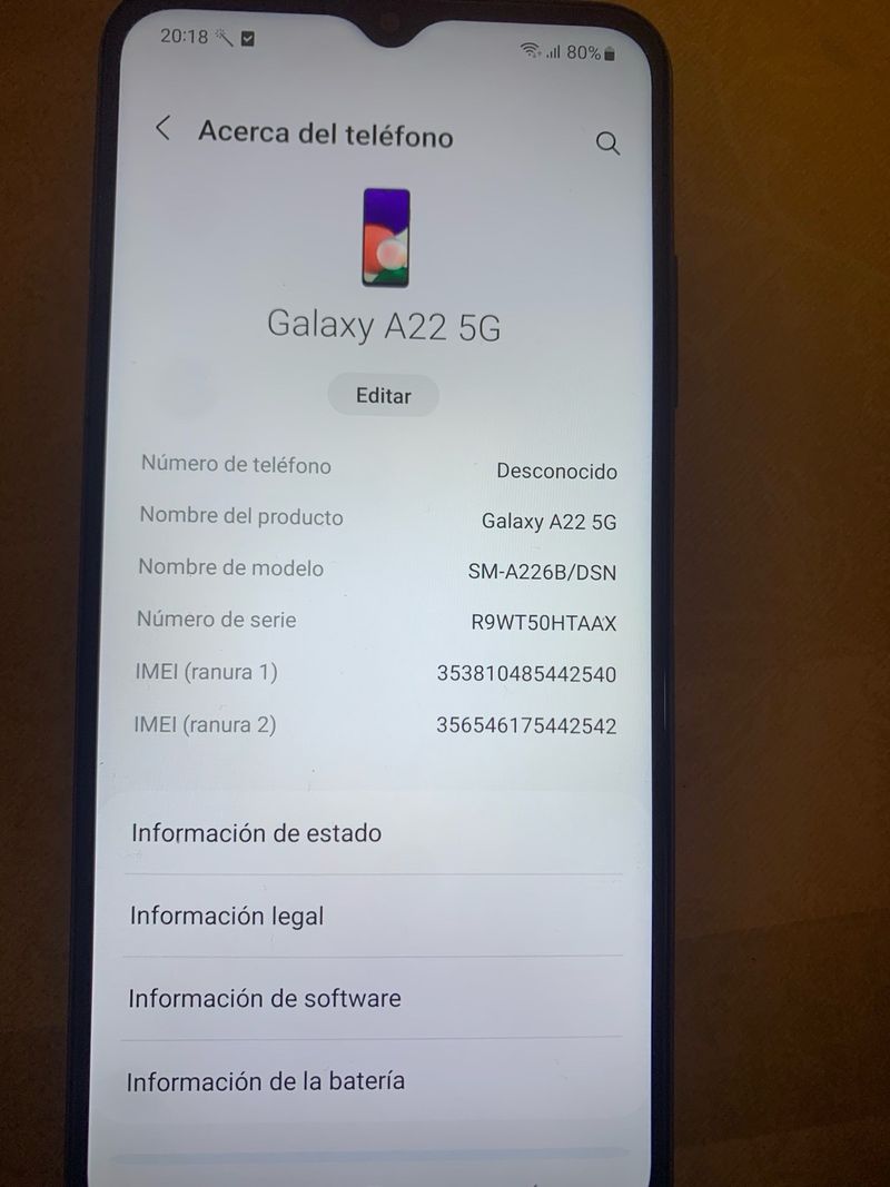 Samsung A22 5G afbeelding 2