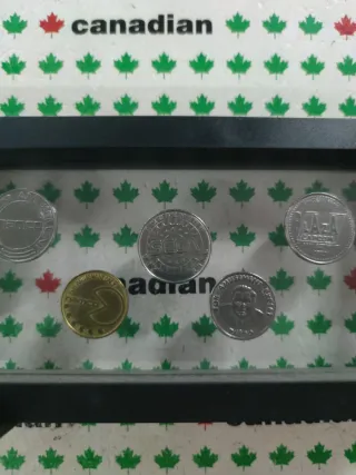 Colección de 5 monedas de recreativas japonesas