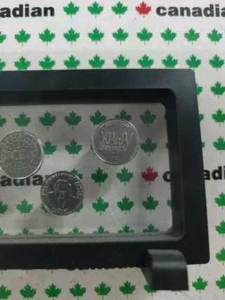 Colección de 5 monedas de recreativas japonesas