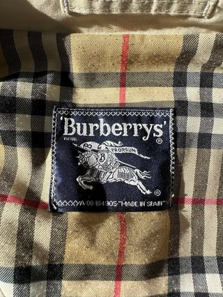 Gabardina Burberry Vintage Beige