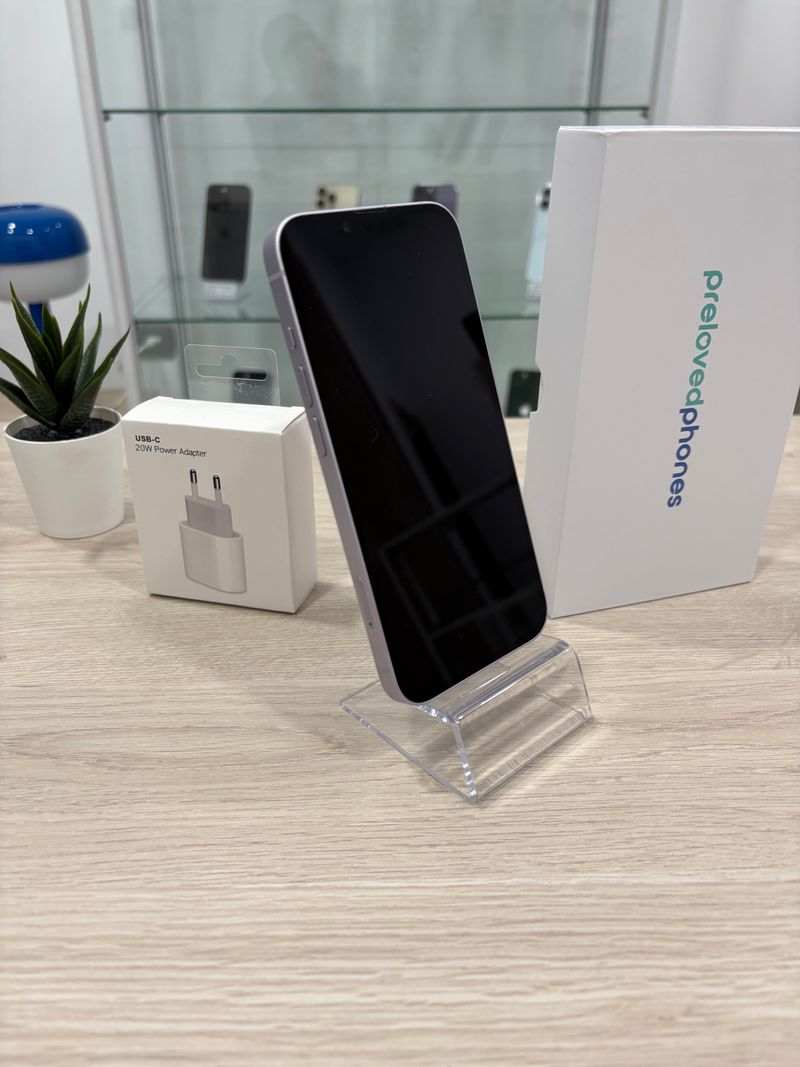 iPhone 14 128GB Morado como Nuevo + Factura afbeelding 2