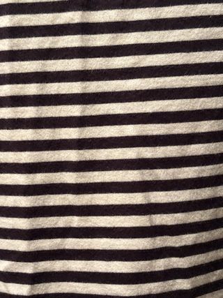 Camiseta básica rayas blanco y negro