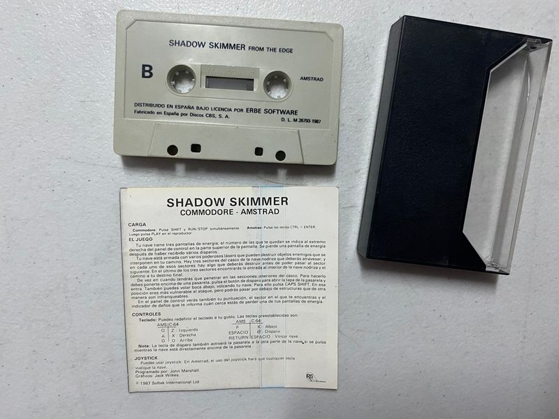 Shadow Skimmer Amstrad Videojuego ERBE afbeelding 3
