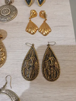 Pendientes Vintage Dorados y Plateados
