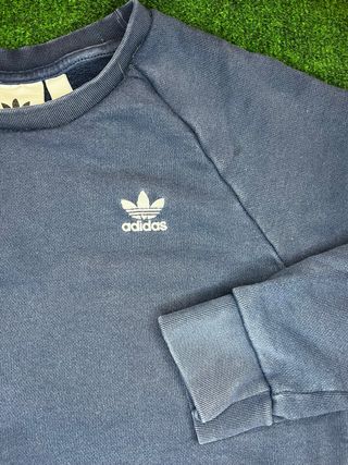 Felpa Adidas effetto vintage girocollo