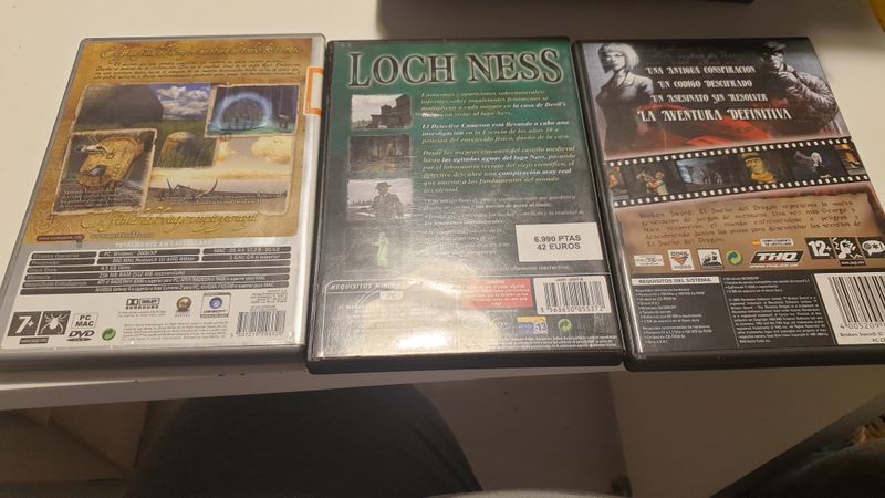 Lote 3 Juegos PC: Myst V, Loch Ness, Broken Sword afbeelding 2