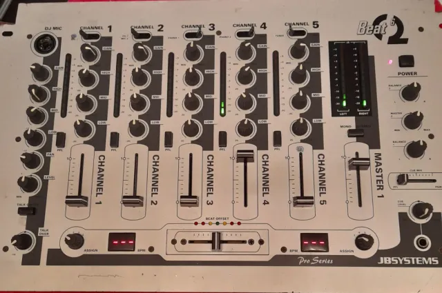 Mesa de mezclas JBSYSTEMS Pro Series 5 canales,