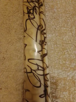 Estor enrollable poliéster beige y marrón