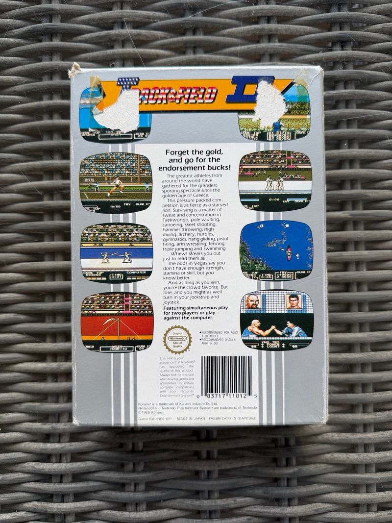 Track & Field II NES PAL A UK Completo afbeelding 3