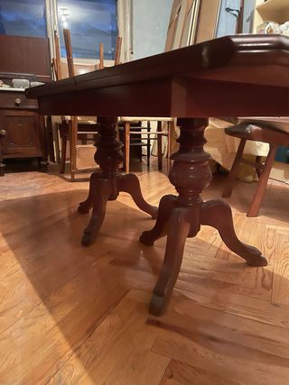 Mesa de salón extensible madera