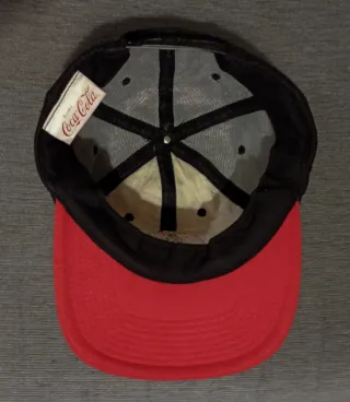 Gorra Coca-Cola Vintage 90s Negra y Roja