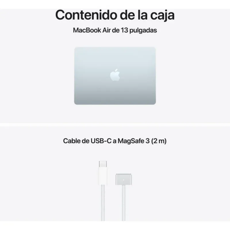 MacBook Air 13 M5 16GB 512GB 8-Core GPU Azul Cielo afbeelding 4
