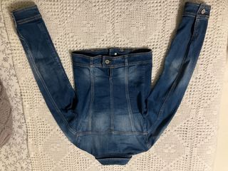 Chaqueta tejana azul