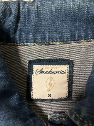 Chaqueta tejana azul