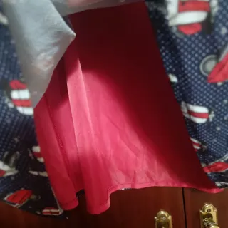 Vestido KKOUMADRID azul y rojo