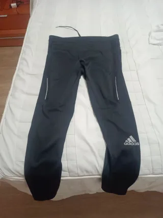 Mallas running hombre Adidas negras