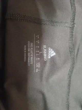 Mallas running hombre Adidas negras