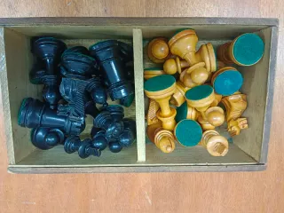 Ajedrez Staunton 5 Madera Antiguo