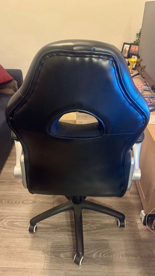 Regalo Silla de oficina ergonómica negra y azul
