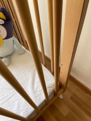 Cuna de madera para bebé koala