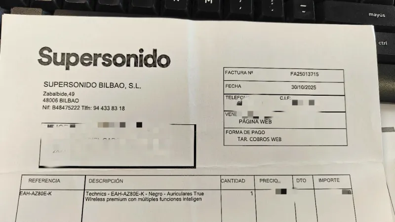 Technics EAH-AZ80E Auriculares Inalámbricos Negros afbeelding 6