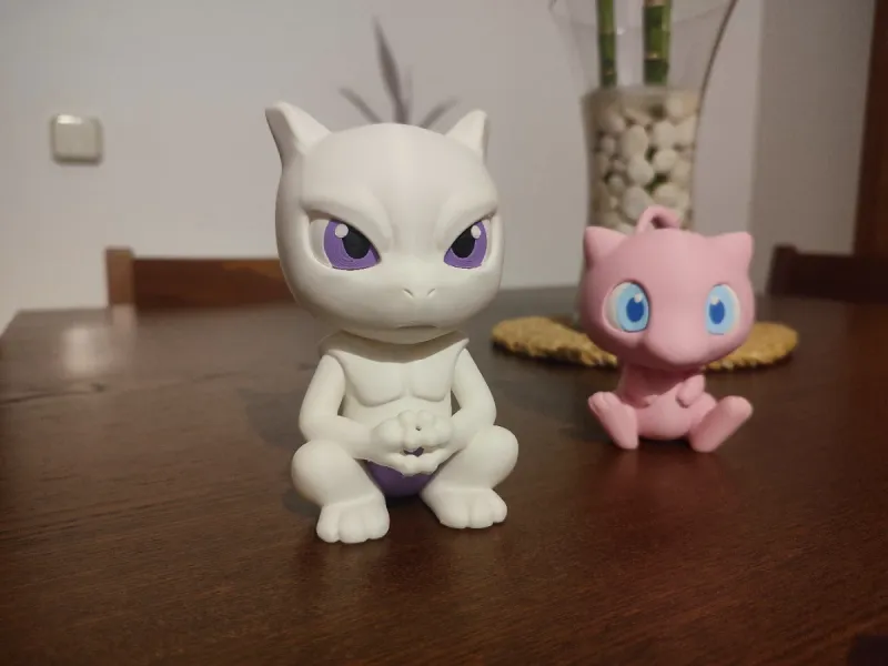 Figura Mewtwo Chibi | Pokémon