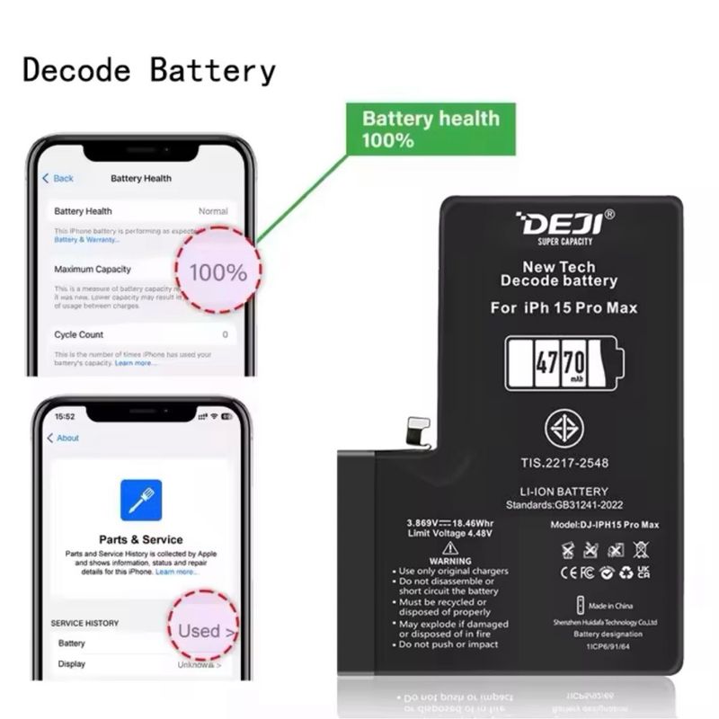 BATERÍA SIN MENSAJE DE ERROR IPHONE APPLE (leer) afbeelding 2