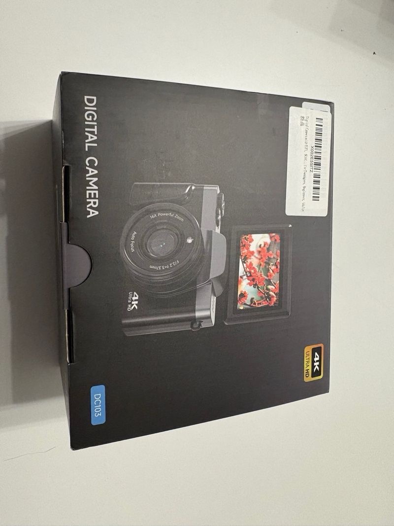 Cámara Digital 64MP 4K WiFi Pantalla Flip afbeelding 6