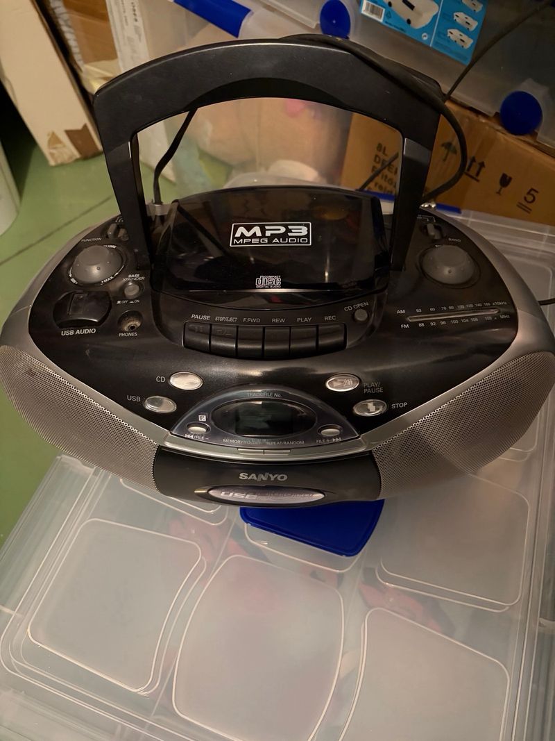 Radiocasete Sanyo USB Audio afbeelding 2