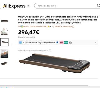 Urevo SpaceWalk E4W Cinta Andadora Inteligente