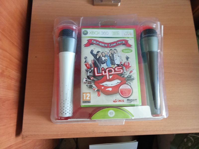 Micrófonos + Lips Number One Hits Xbox 360.