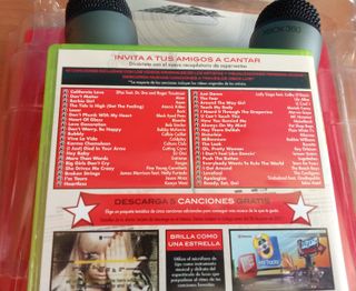 Micrófonos + Lips Number One Hits Xbox 360.