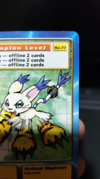 Carta Digimon Gatomon BO-77 1999
