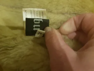 Cazadora ante beige talla 42