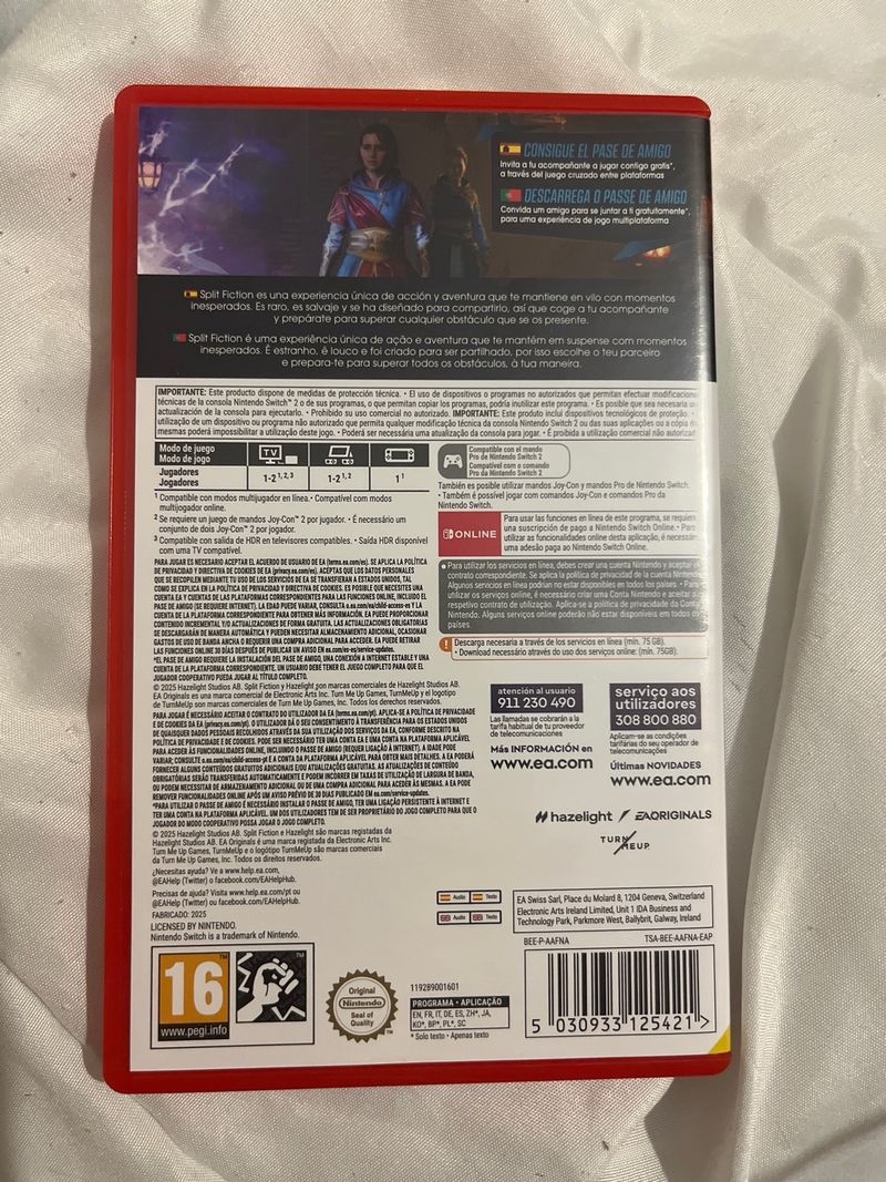 Split Fiction Nintendo Switch caja afbeelding 2