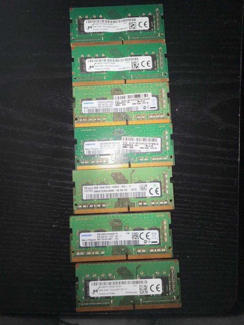 8GB DDR4 RAM Tarjeta Memoria