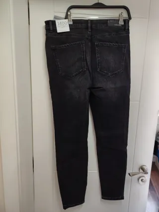 Pantalón tejano negro Talla 42